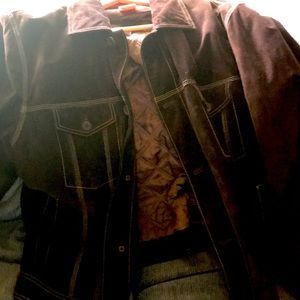 High end suede jacket..Like new..XL..